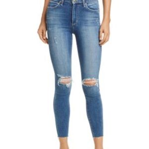 Classic Blue Distressed Women Jeans